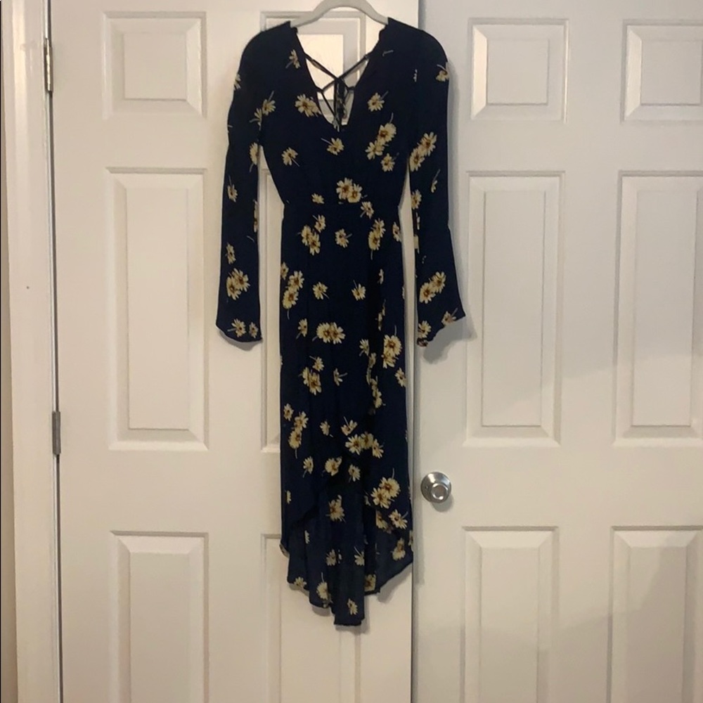 Long sleeve midi dress